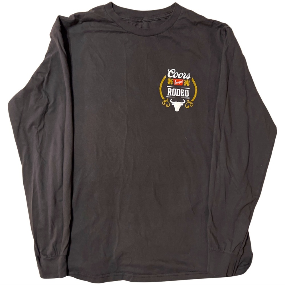 Coors Banquet Rodeo L/S tee shirt. Size Large.